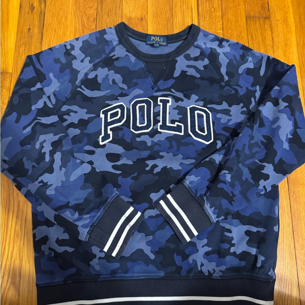 Polo by Ralph Lauren Blue Crewneck Sweatshirt